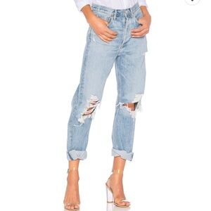 Ripped Agolde jeans